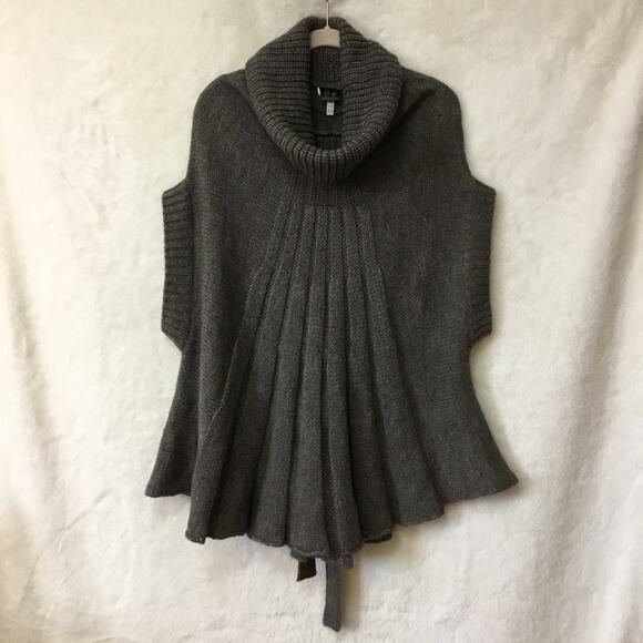 Armani Jeans Sweaters - Armani Jeans Gray Tie-Back Cowl Neck Sweater